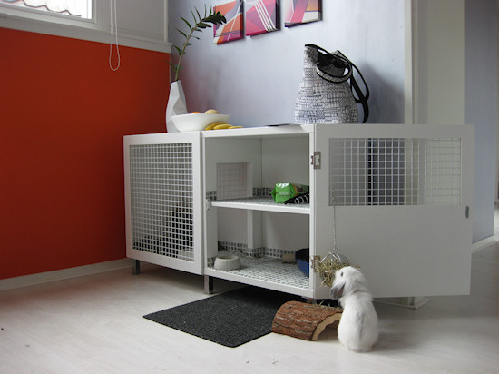 diy indoor rabbit enclosure