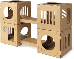 cardboard castle rabbit